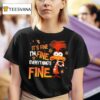It S Fine I M Fine Everything S Fine Plush Anxiety Disney T Shirt