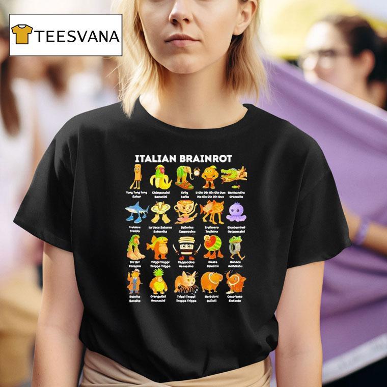 Italian Brainrot Meme New T Shirt
