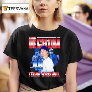 Jacob Degrom Texas Rangers Baseball Signature T Shirt