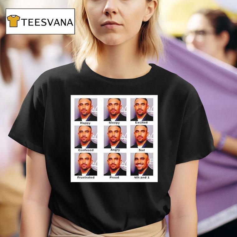 Jalen Hurts Has Emotions For The Tush Push T Shirt