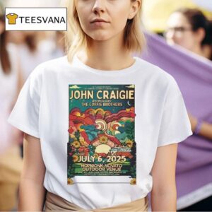 John Craigie The Coffis Brothers July In Novato Ca T Shirt