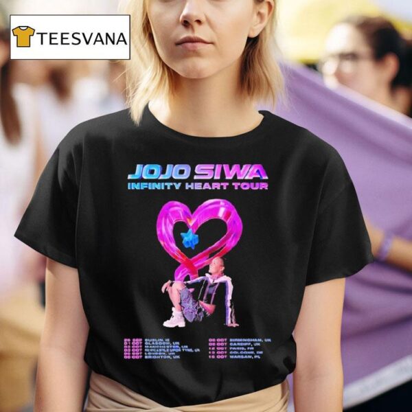 Jojo Siwa Infinity Heart Tour Europe Dates List Kick Off In Dublin Ie On September Th T Shirt