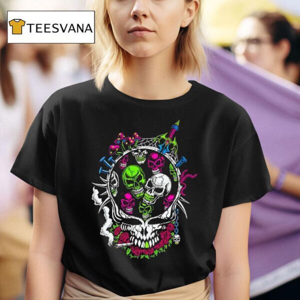 Josh Freydkis Skeleton Factory Skull T Shirt