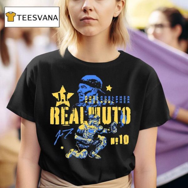 Jt Realmuto Real Deal Grunge Philadelphia Phillies T Shirt