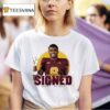 Kanye Udoh Signned Running Back Mays Landing Nj T Shirt