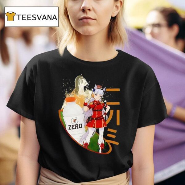 Keanu Reeves Wearing Anime Uma Musume Gatorade Zero T Shirt