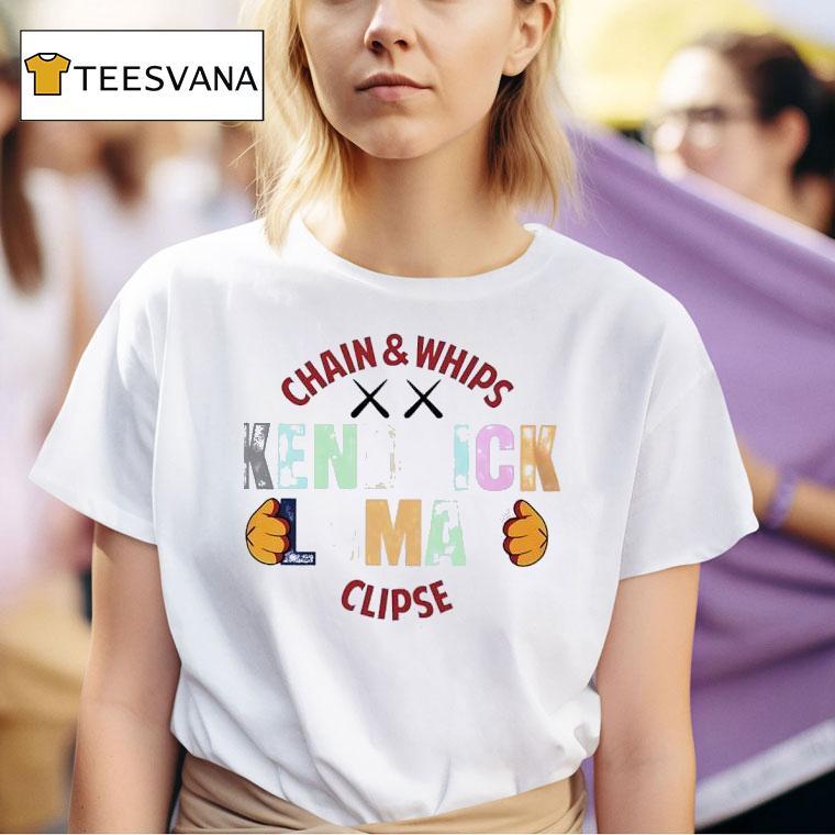 Kendrick Lamar Chain And Whips Clipse T Shirt