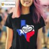 Kerr County Strong Texas Map T Shirt