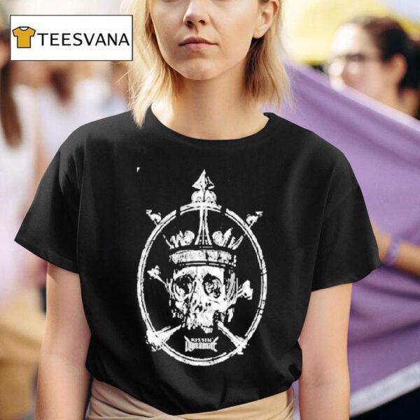 Kissin Dynamite King Skull Head T Shirt