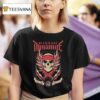 Kissin Dynamite Long Live Rock N Roll Skull T Shirt