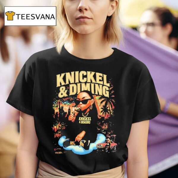 Knickel And Diming Smoking Retro T Shirt