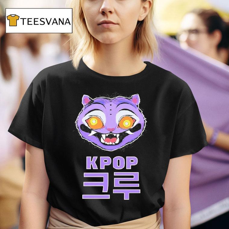 Kpop Demon Hunters Derpy Tiger T Shirt