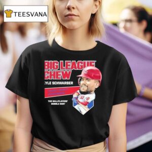 Kyle Schwarber Philadelphia Phillies Big League Chew Lavish Liberty Strawberry The Ballplayers Bubble Gum T Shirt