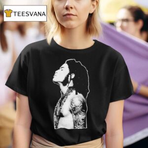 Lenny Kravitz Profile Outline T Shirt