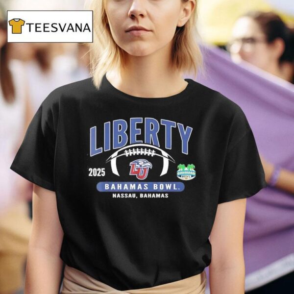 Liberty Flames Bahamas Bowl Nassau Bahamas Football T Shirt