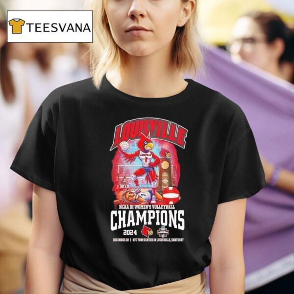 Lousiville Cardinals Ncaa Di Women S Volleyball Champs T Shirt