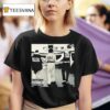 Luigi Mangione Helicopter Pad With Police Album Cover T Shirt