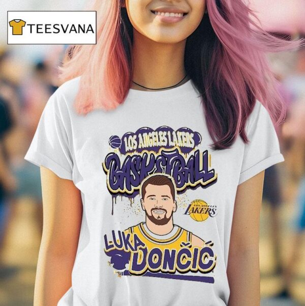 Luka Doncic Los Angeles Lakers Character T Shirt