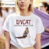 Luvcat Lipstick And Pearls Tour Featuring Leopard Bodysuit Glamour T Shirt