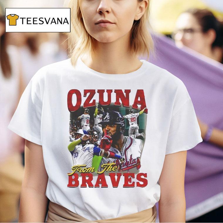 Marcell Ozuna From The Braves Baseball T Shirt