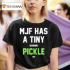 Mark Briscoe Mjf Has A Tiny Kosher Pickle Aew T Shirt