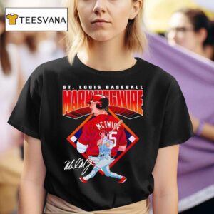 Mark Mcgwire St Louis Diamond Baseball Legend Signature T Shirt