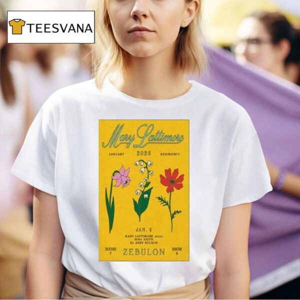 Mary Lattimore Los Angeles Ca Jan Tour T Shirt