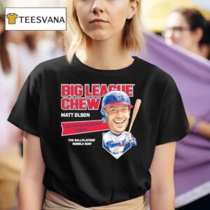 Matt Olson Atlanta Braves Big League Chew Southern Puckern Peach The Ballplayers Bubble Gum T Shirt