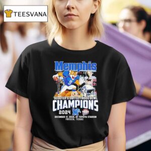 Memphis Tigers Scooter S Coffee Frisco Bowl Champs T Shirt
