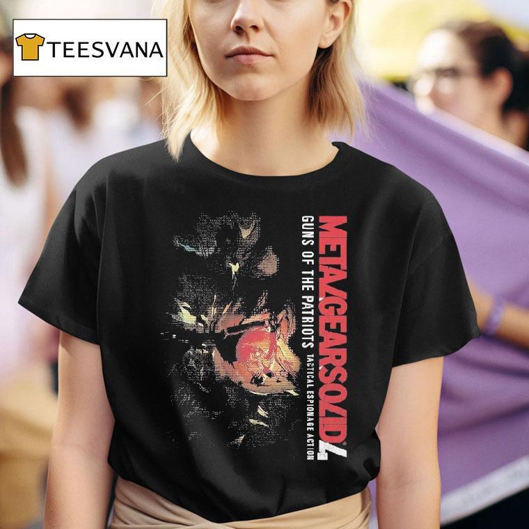 Metal Gear Solid Guns Of The Patriots Tactical Espionage Action T Shirt