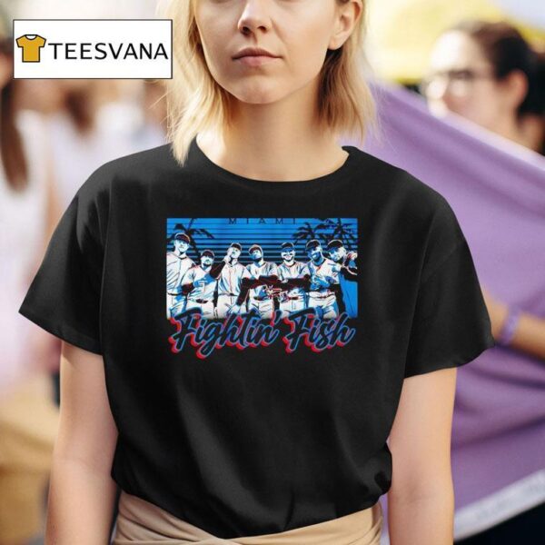 Miami Baseball Fightin Fish T Shirt