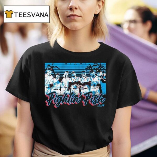 Miami Marlins Fightin Fish T Shirt