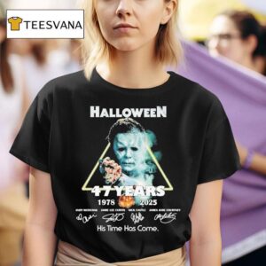 Michael Myers Halloween Years His Time Has Come Signatures T Shirt
