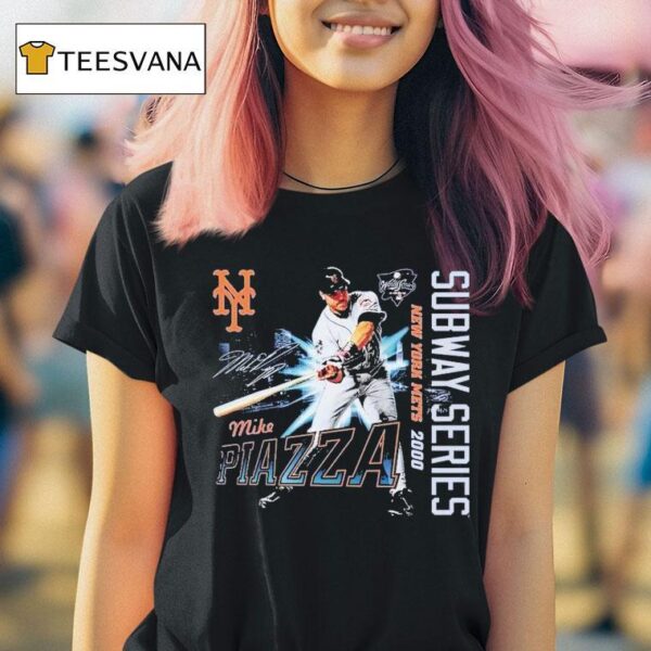 Mike Piazza New York Mets Subway Series Th Anniversary T Shirt