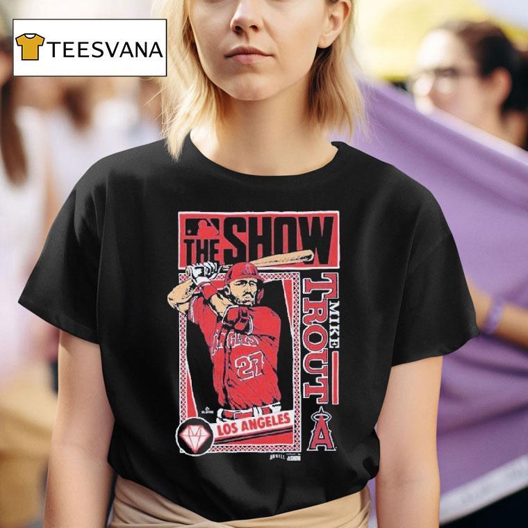 Mike Trout Mlb The Show Los Angeles Angels T Shirt