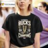 Mil Bucks Emirates Basketball Championship T Shirt