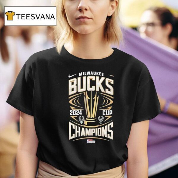 Mil Bucks Emirates Basketball Championship T Shirt