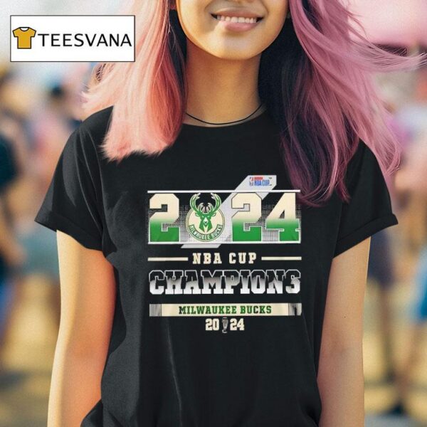 Milwaukee Bucks Nba Cup Championship Winner T Shirt