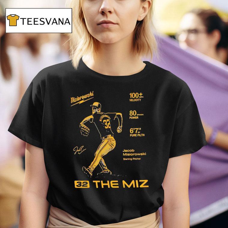 Milwaukee Jacob Misiorowski The Miz Signature T Shirt