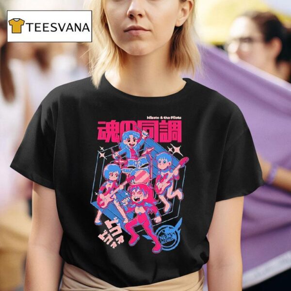 Misato And The Pilots Neon Genesis Evangelion T Shirt