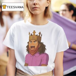Mo Khan Wearing King Of The Skies Burger King T Shirt