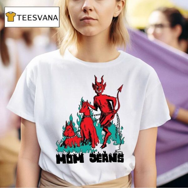 Mom Jeans Devil Dog T Shirt