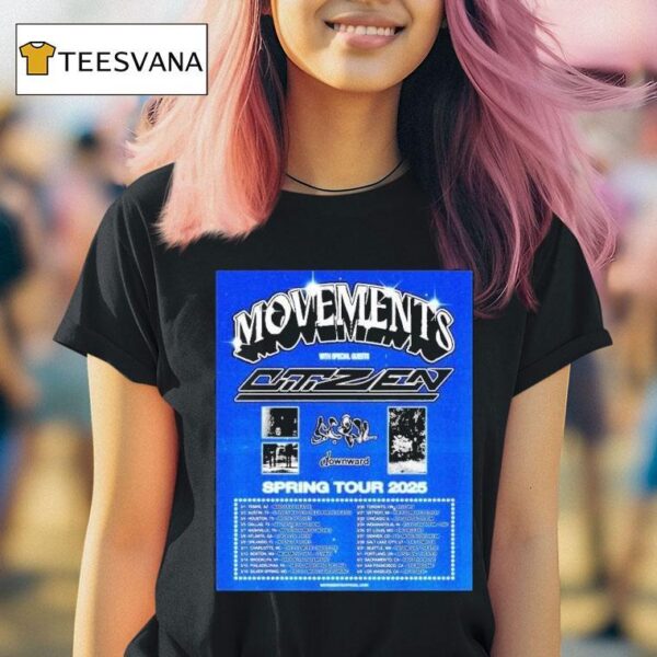 Movements Tap Citizen Scowl And Downward For Spring Tour T Shirt