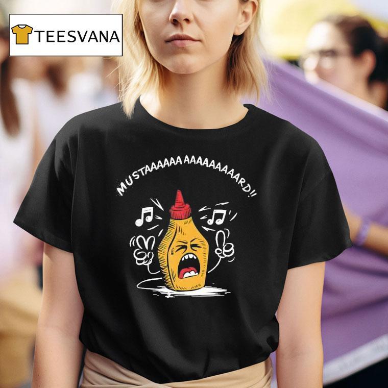Mustard Lamar Tv Off Parody Mustard Bottle Sing T Shirt