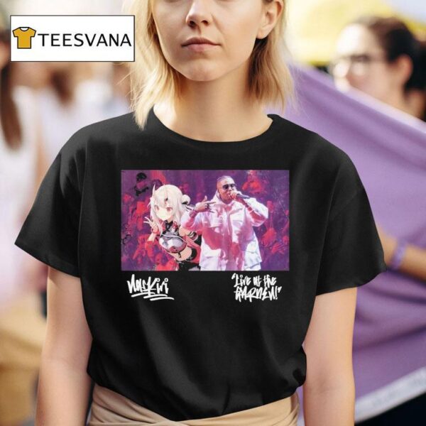 Nakiri Ayame X Nas Live At The Garden Waifu T Shirt