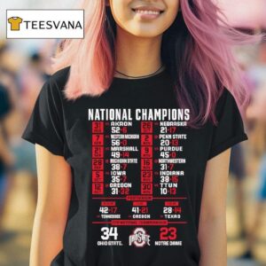 National Champions Cfp National Championship Ohio State Beat Notre Dame T Shirt
