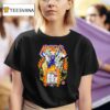 New York Knicks Subway Player Skeleton T Shirt