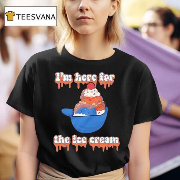New York Mets I M Here For The Ice Cream T Shirt