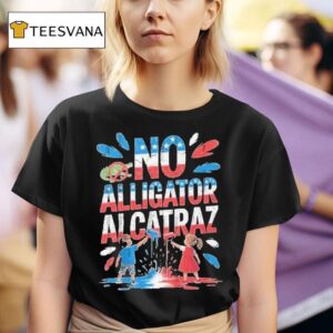 No Alligator Alcatraz Resist Everglades Florida Gator T Shirt