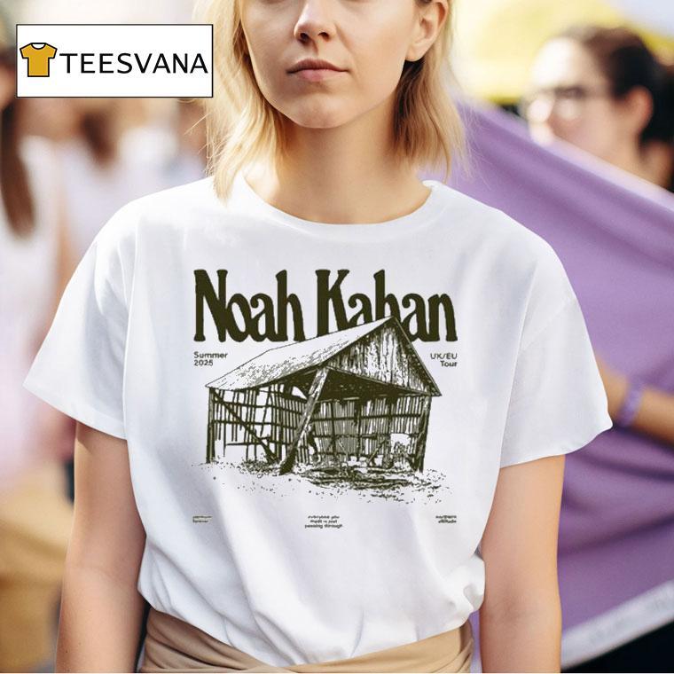 Noah Kahan Still Standing Eu And Uk Tour Summer T Shirt
